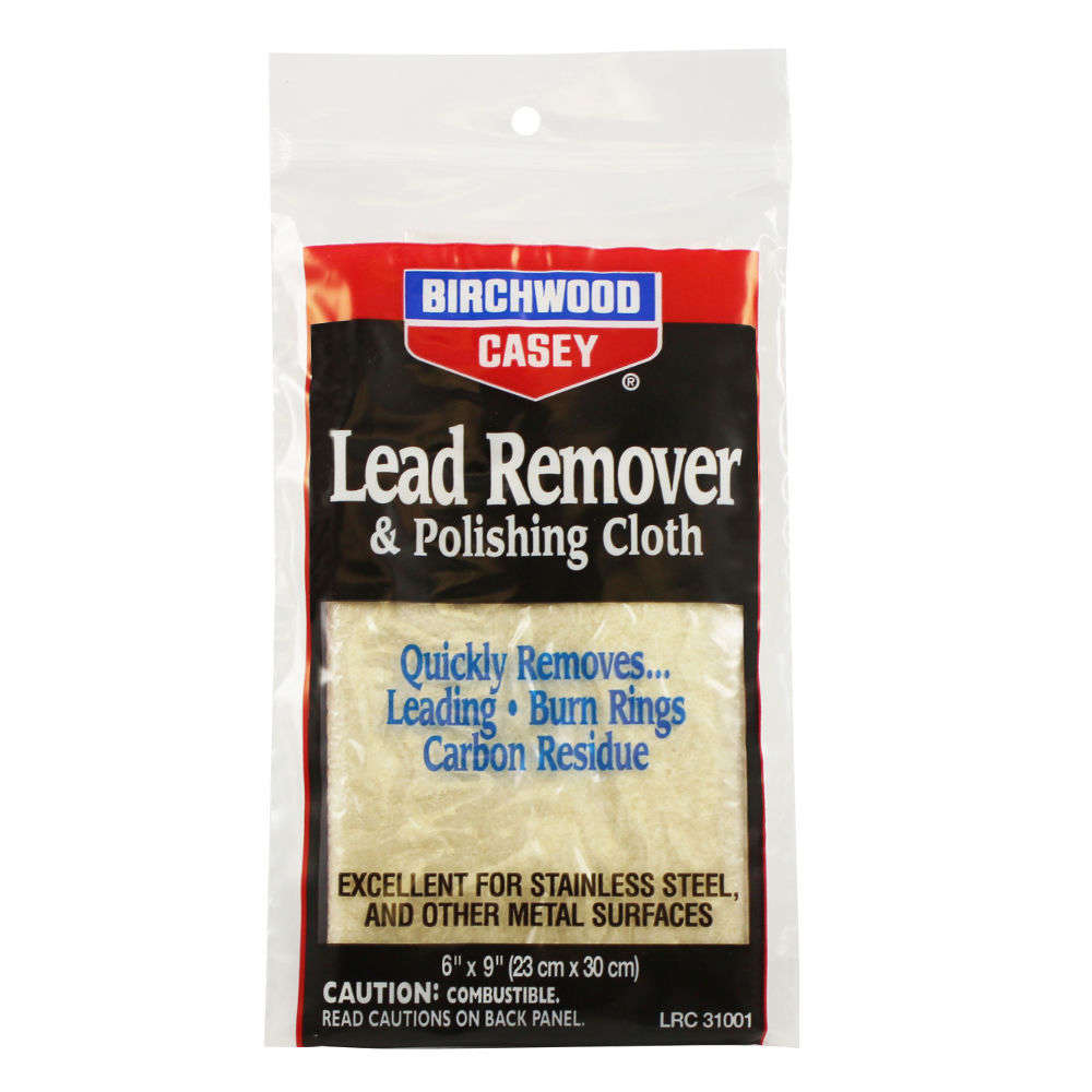 Cleaning Equipment Birchwood Casey 4.50" LEAD REMOVER/POLISH CLOTH 500 BULK PACK